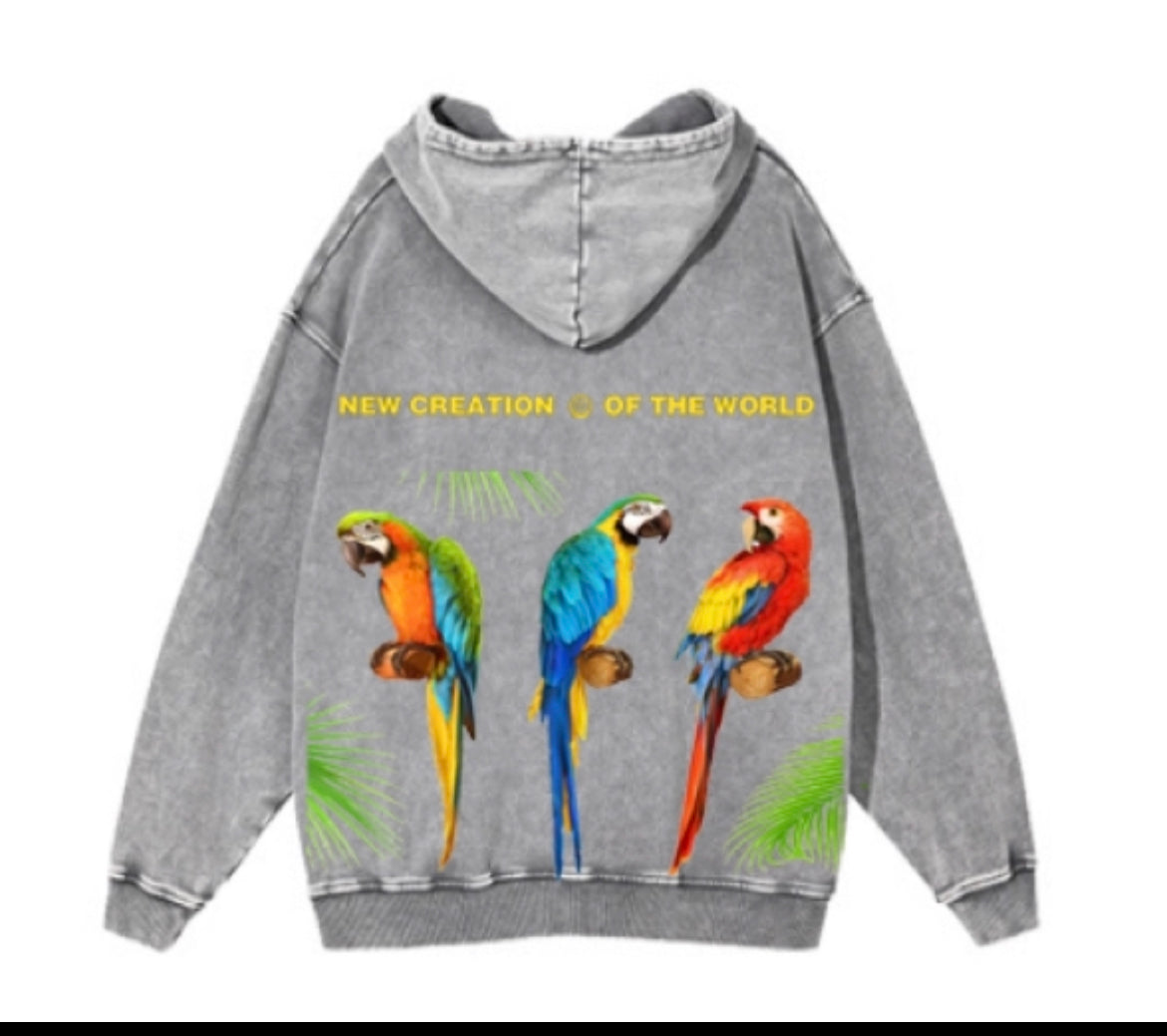 New Creation Macaw Hoodie