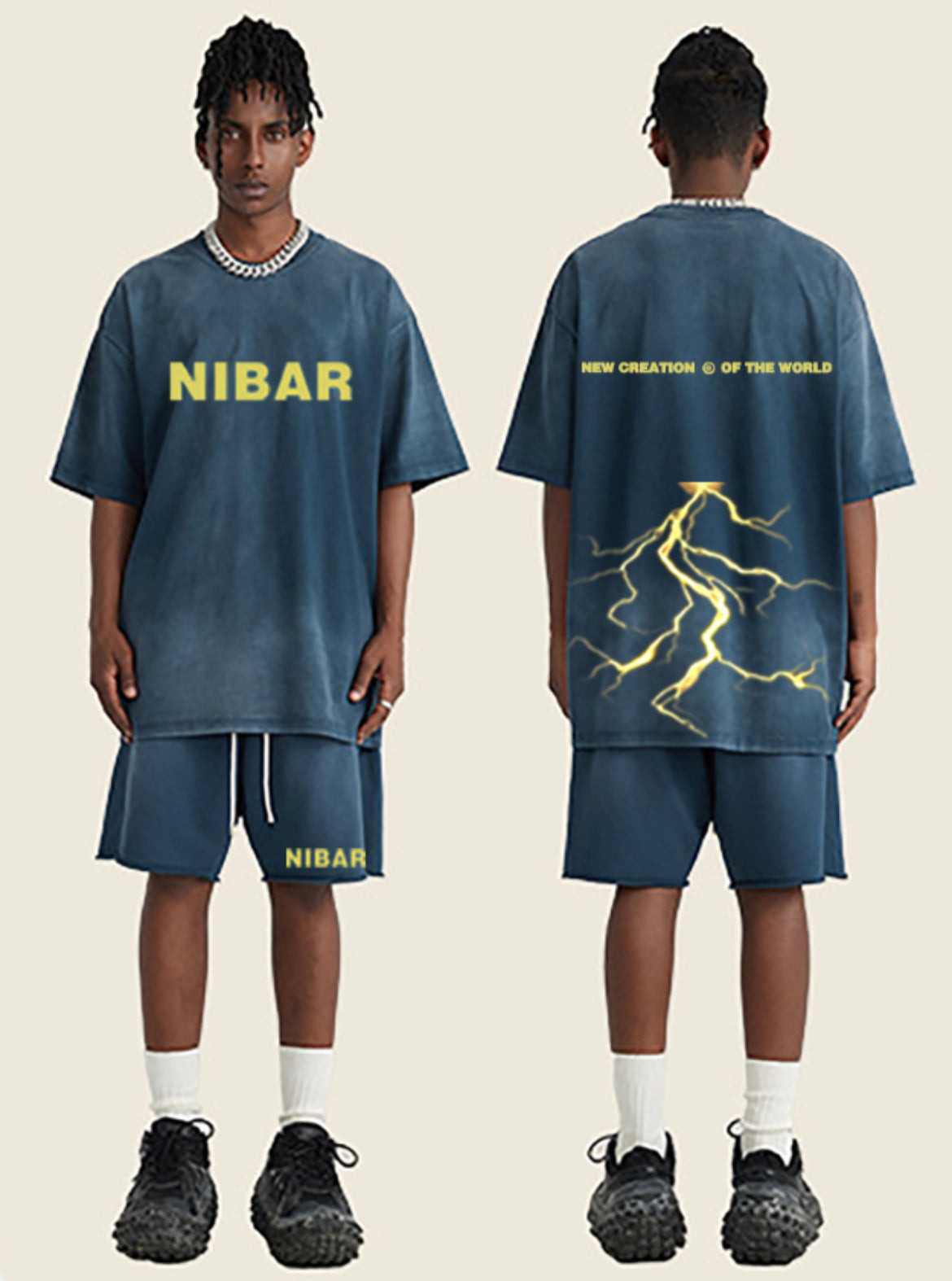 New Creation Struck Short Set