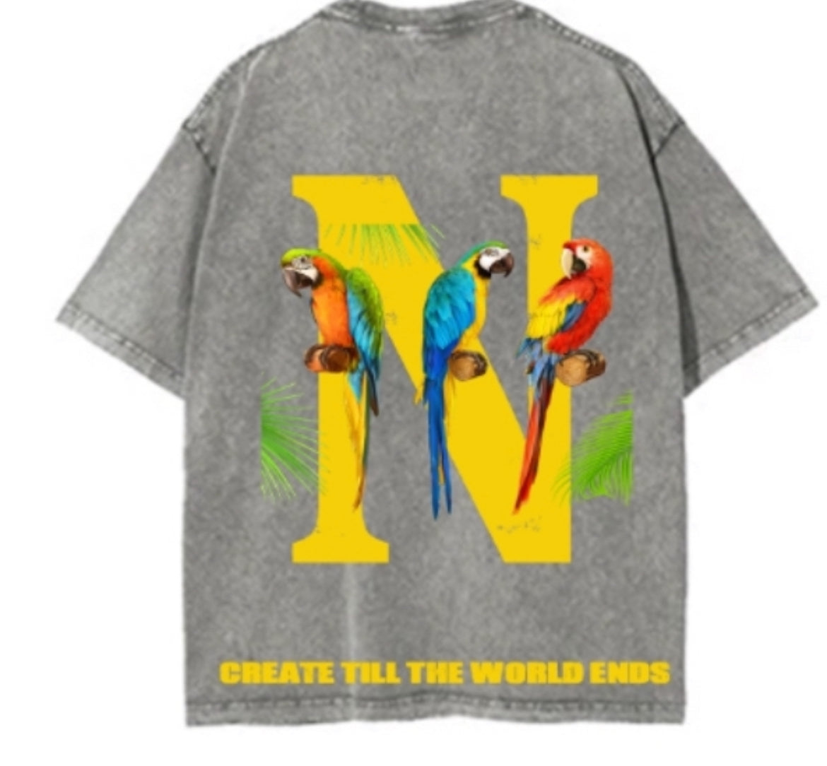 New Creation Reimagined Macaw T-Shirt ￼￼